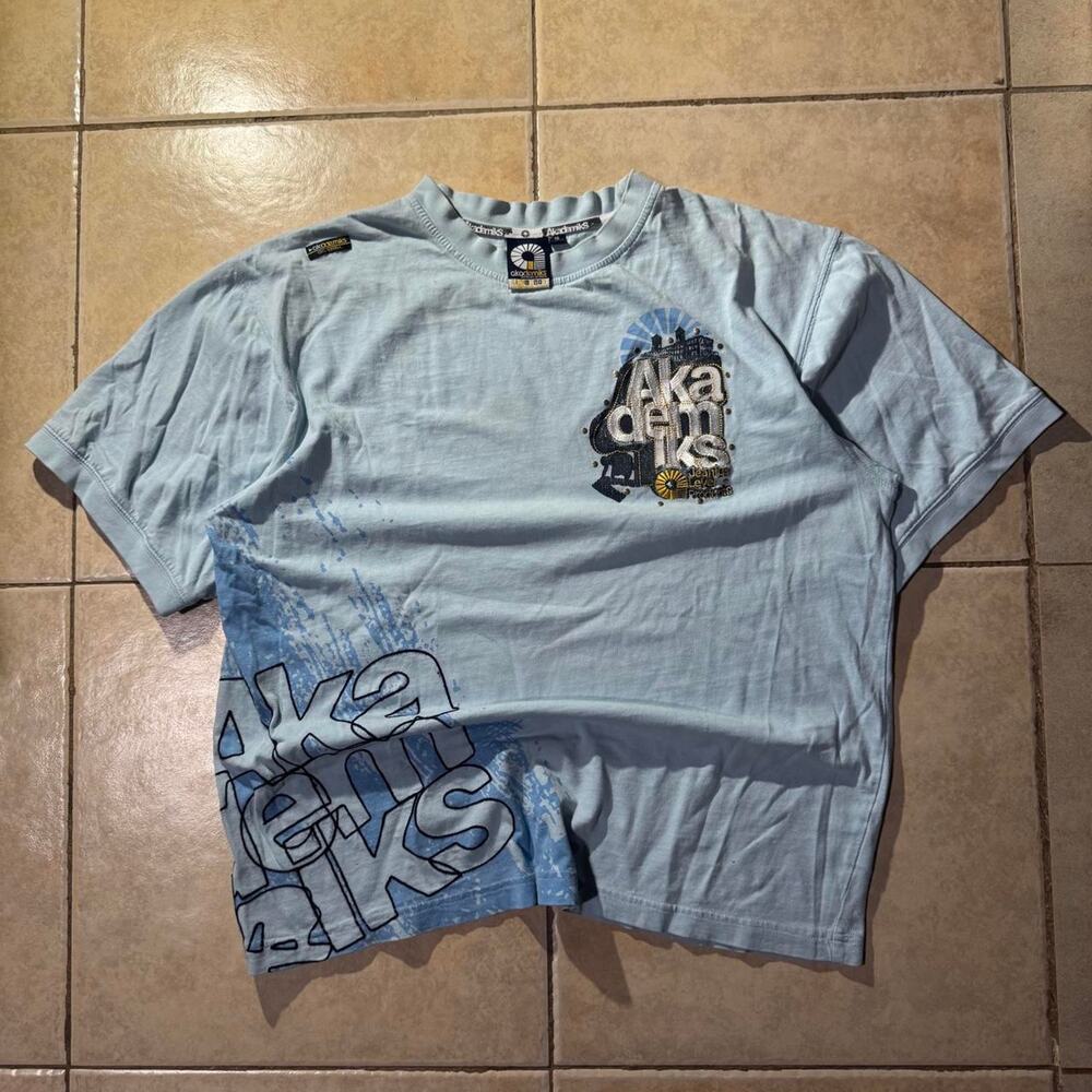 Y2k akademiks blue vintage graphic tee Size XL in mens
